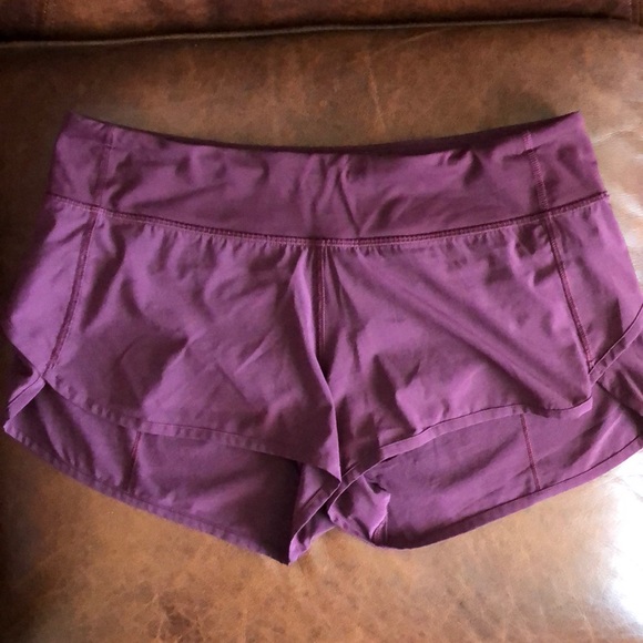 lululemon athletica Pants - Lululemon 🍋 purple speed shorts